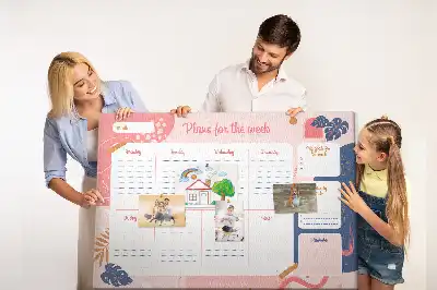 Kork Pinnwand Wochenplaner