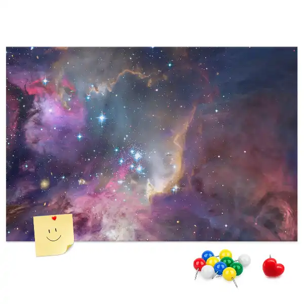 Kork Pinnwand Galaxie Welt