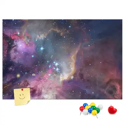 Kork Pinnwand Galaxie Welt