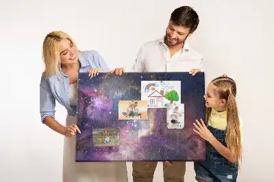 Kork Pinnwand Galaxie Welt