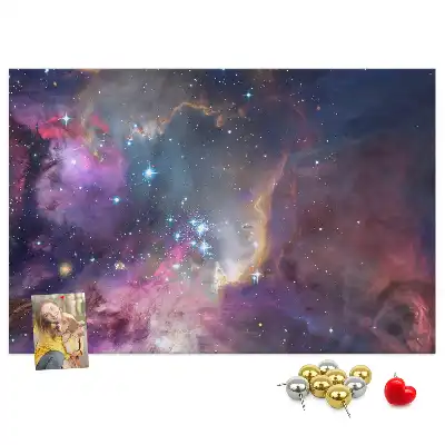 Kork Pinnwand Galaxie Welt
