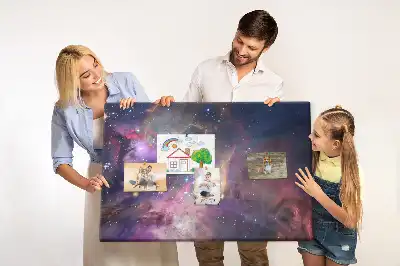 Kork Pinnwand Galaxie Welt