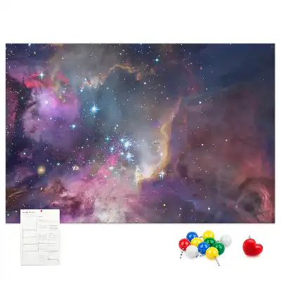Kork Pinnwand Galaxie Welt