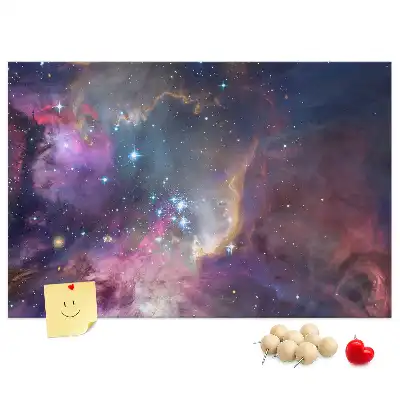 Kork Pinnwand Galaxie Welt