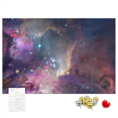 Kork Pinnwand Galaxie Welt