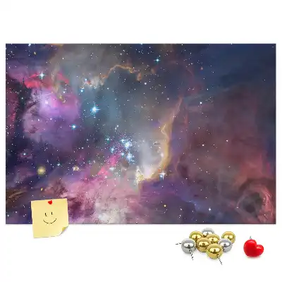 Kork Pinnwand Galaxie Welt