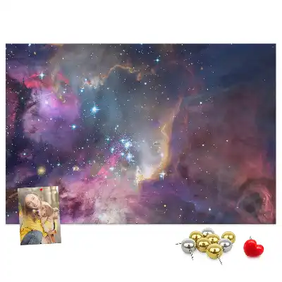 Kork Pinnwand Galaxie Welt
