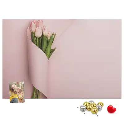 Bilder-Korktafel Blumenstrauß