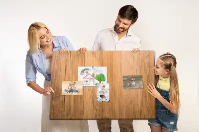 Bedruckte Korkplatte mit Bretter-Hintergrundstruktur