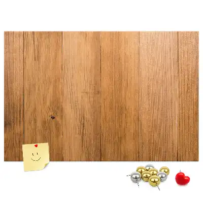 Bedruckte Korkplatte mit Bretter-Hintergrundstruktur
