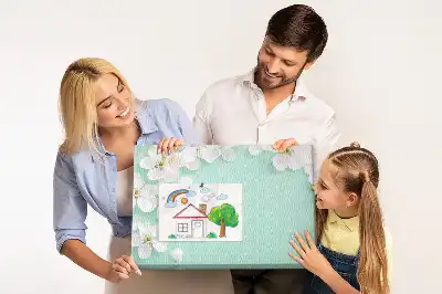 Pinnwand mit Motiv blühende Gänseblümchen