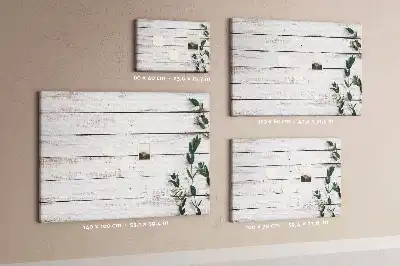 Kork-Pinnwand in natürlicher Holzoptik
