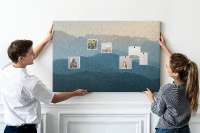 Bilder-Korktafel Abstrakte Ansicht Horizont