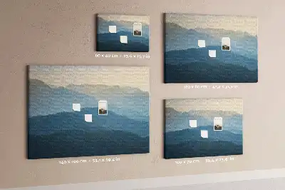 Bilder-Korktafel Abstrakte Ansicht Horizont