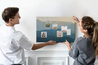 Bilder-Korktafel Abstrakte Ansicht Horizont