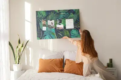 Bilder-Korktafel Exotische Blätter