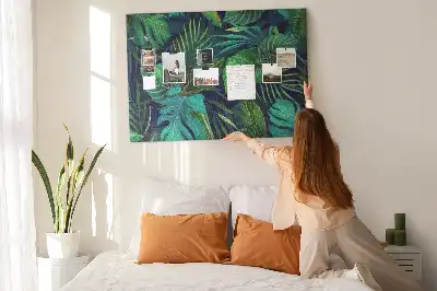 Bilder-Korktafel Exotische Blätter