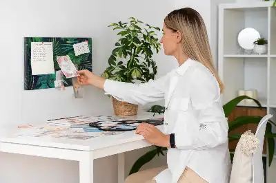 Bilder-Korktafel Exotische Blätter