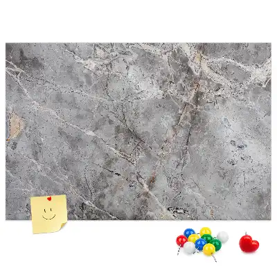 Bedruckte Korkplatte Imitation von geädertem Stein