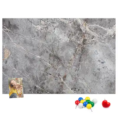 Bedruckte Korkplatte in Steinoptik