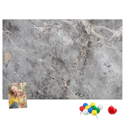 Bedruckte Korkplatte in Steinoptik