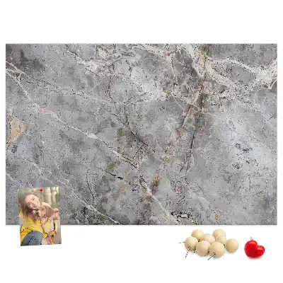 Bedruckte Korkplatte in Steinoptik