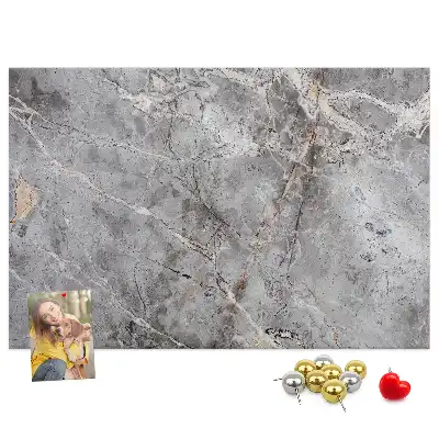 Bedruckte Korkplatte in Steinoptik