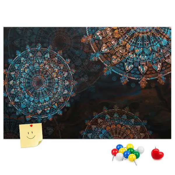 Kork Pinnwand Mandala-Muster