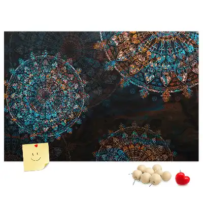 Kork Pinnwand Mandala-Muster