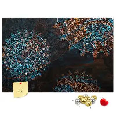 Kork Pinnwand Mandala-Muster