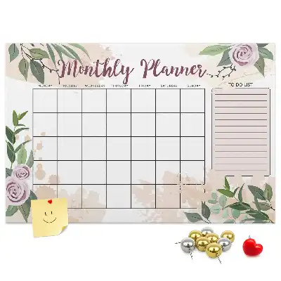 Kork Pinnwand Rosenplaner