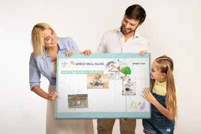 Bilder-Korktafel Diät-Essensplaner
