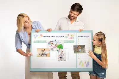 Bilder-Korktafel Diät-Essensplaner