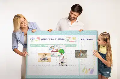 Bilder-Korktafel Diät-Essensplaner