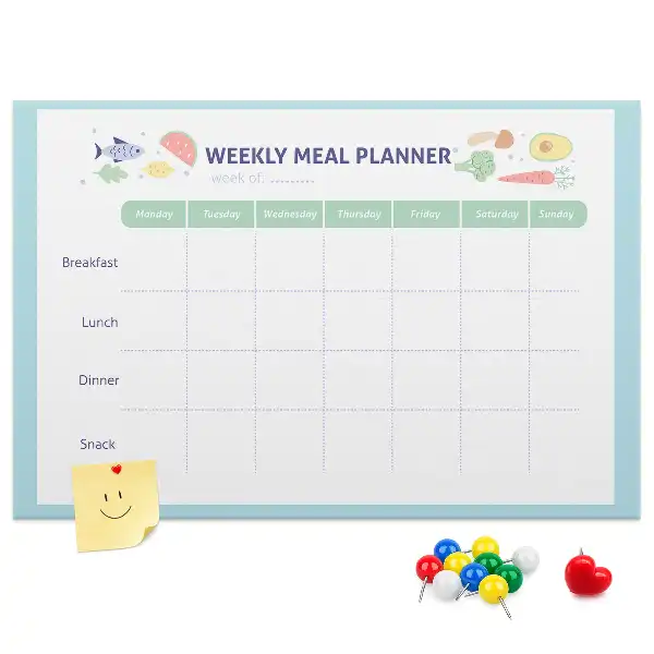 Kork Pinnwand Küche Menü-Organizer