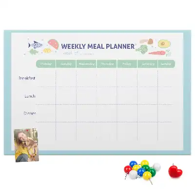 Kork Pinnwand Küche Menü-Organizer