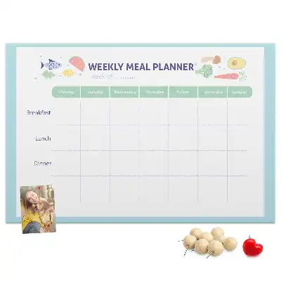 Kork Pinnwand Küche Menü-Organizer