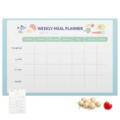 Kork Pinnwand Küche Menü-Organizer