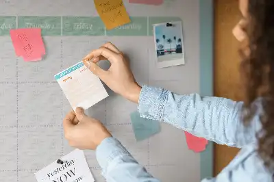 Kork Pinnwand Küche Menü-Organizer