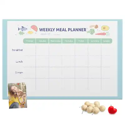 Kork Pinnwand Küche Menü-Organizer