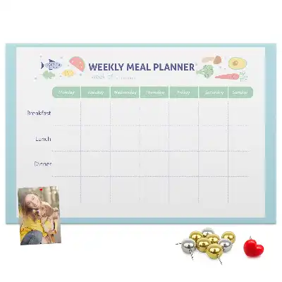Kork Pinnwand Küche Menü-Organizer