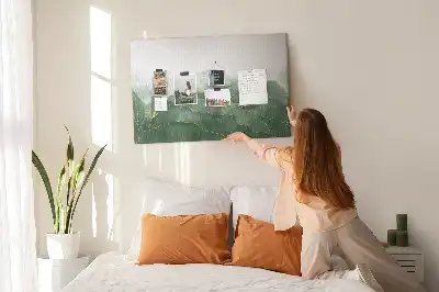Kork Pinnwand Moderne Pflanzenmotive