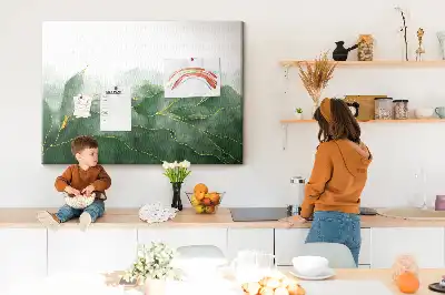 Kork Pinnwand Moderne Pflanzenmotive
