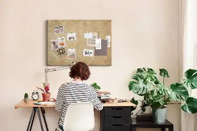 Korktafel mit Kompass-Motiv auf Leinwand