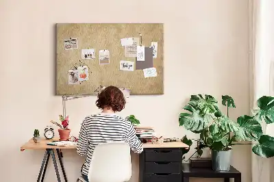 Korktafel mit Kompass-Motiv auf Leinwand