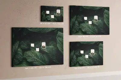 Bedruckte Korkplatte Tropische Monstera
