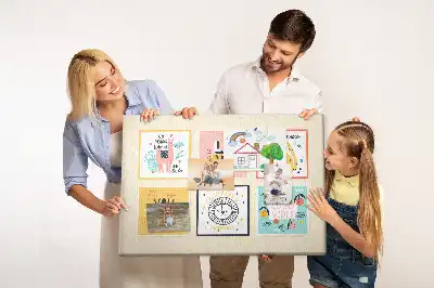 Korkpinnwand mit Motivationssprüchen