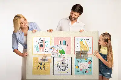 Korkpinnwand mit Motivationssprüchen