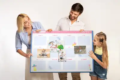 Kork Pinnwand Monats-Wandkalender