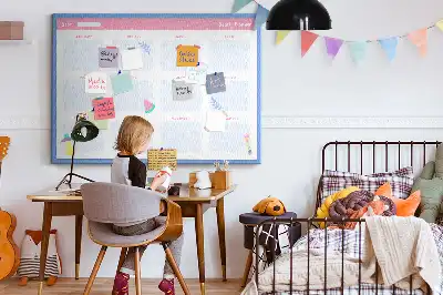 Kork Pinnwand Monats-Wandkalender